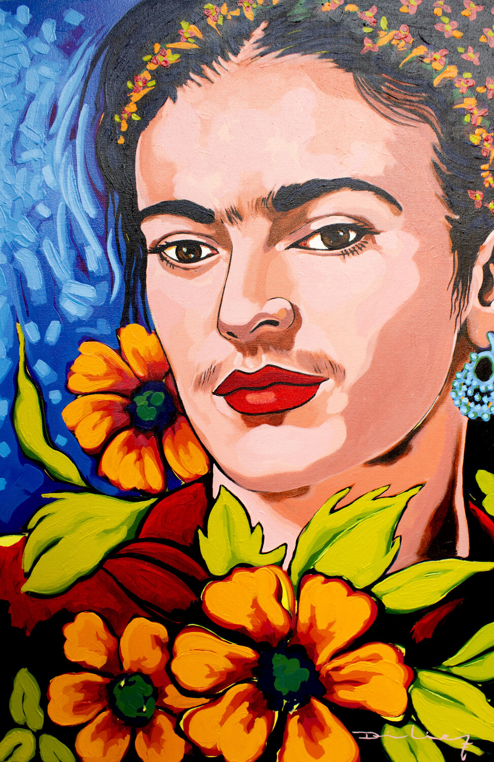 Retrato de Frida. Didier Franco