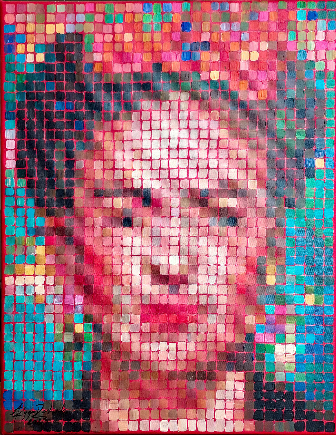 ★即決可能★ Artists' portraits/PLX.r Crazy Love by Kendall Boggs | Modern Framed Art – Wexel Art