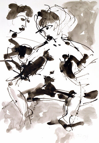 EROTIC DRAW 7/03 by Peppeluciani, Drawing for Sale on Singulart