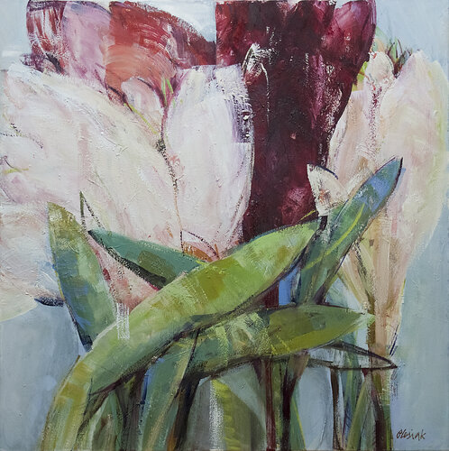 The tryptychon II de Bozena Lesiak, Pintura a la venta en Singulart