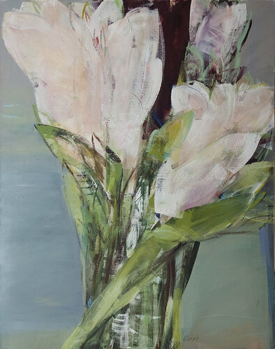 Bouquet of flowers de Bozena Lesiak, Pintura a la venta en Singulart