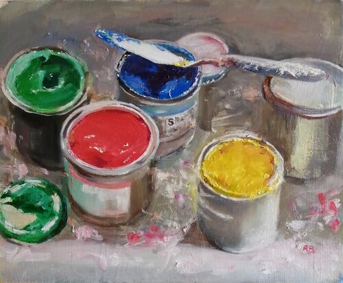 Spectrum paint by Rosemary Burn, Painting for Sale on Singulart
