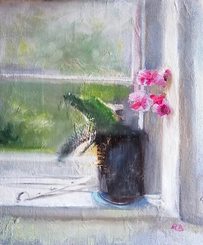 Window orchid von Rosemary Burn, Malerei kaufen auf Singulart