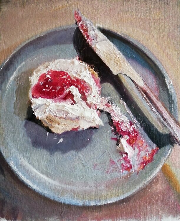 Cream tea Rosemary Burn