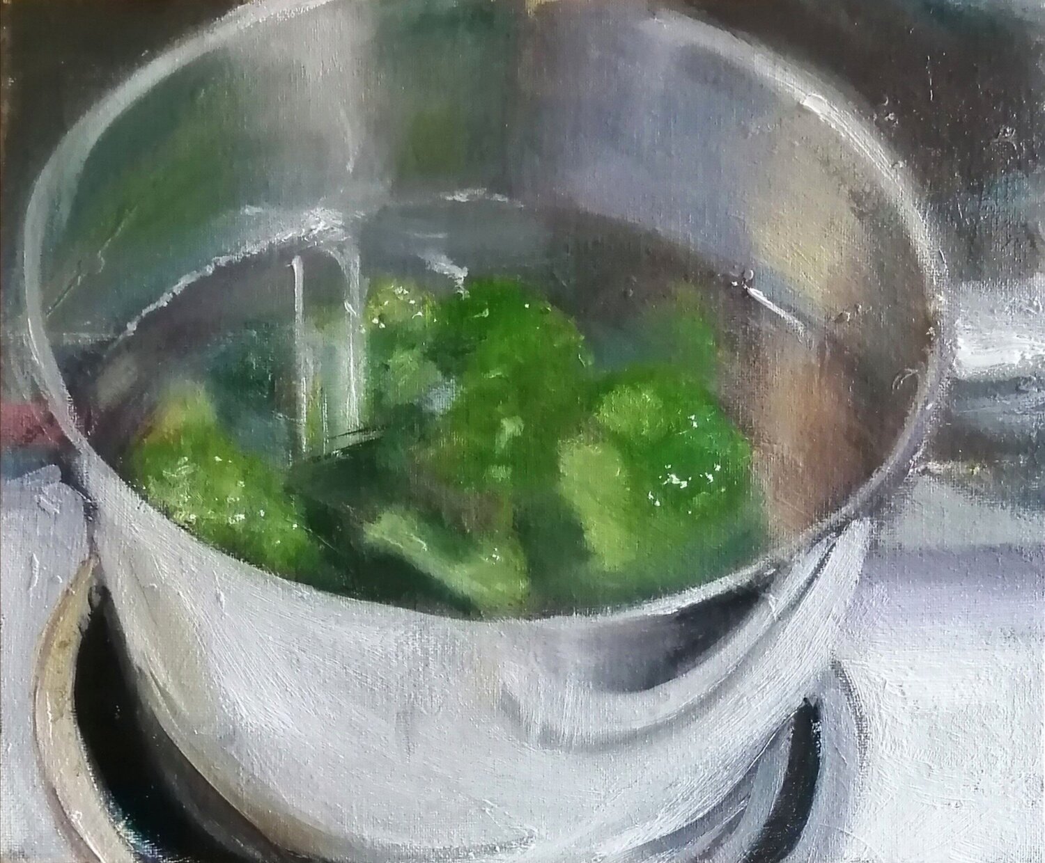 Hot broccoli Rosemary Burn