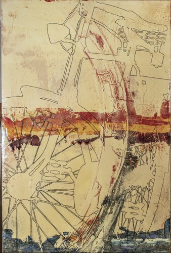 Im Kreis 3 di Oliver Sachse, Pittura in vendita su Singulart