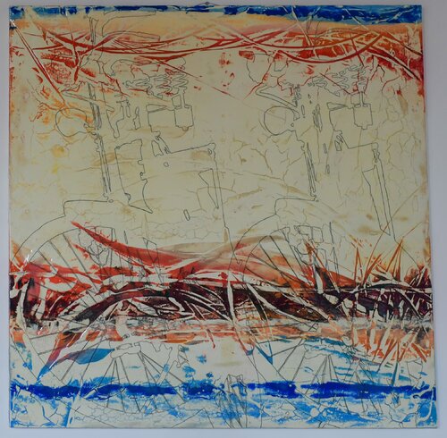 Gazellen synchron II von Oliver Sachse, Malerei kaufen auf Singulart