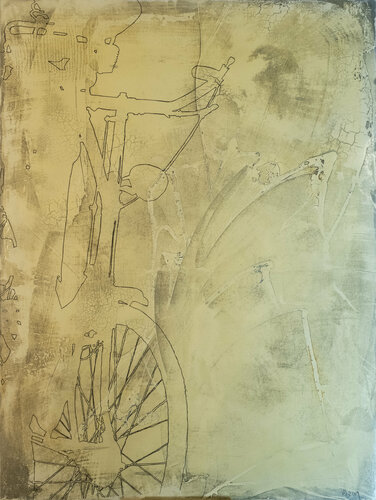 Gazelle 2019, V di Oliver Sachse, Pittura in vendita su Singulart