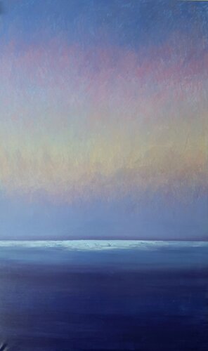 open blue #4 di Luca Raimondi, Pittura in vendita su Singulart