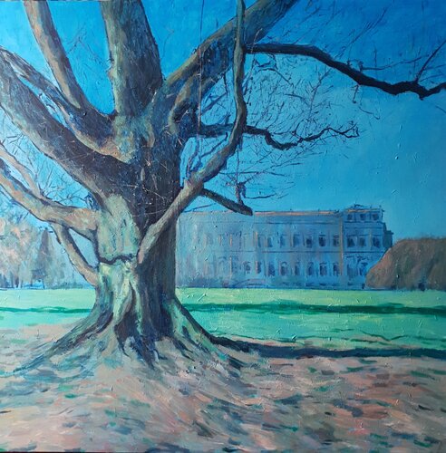 tree shadow de Luca Raimondi, Pintura a la venta en Singulart