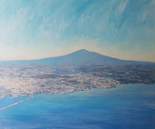 day light, mount Etna, Catania von Luca Raimondi, Malerei kaufen auf Singulart