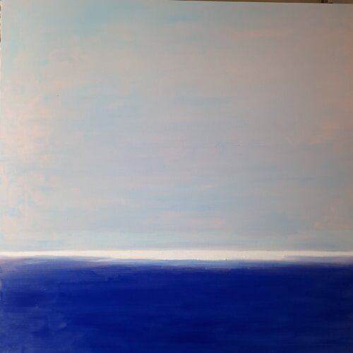 open blue #24 by Luca Raimondi, Painting for Sale on Singulart