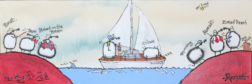 Yachting for Ewe von Ann Gadd, Malerei kaufen auf Singulart