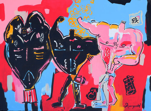 The New Masculinity? di Ann Gadd, Pittura in vendita su Singulart