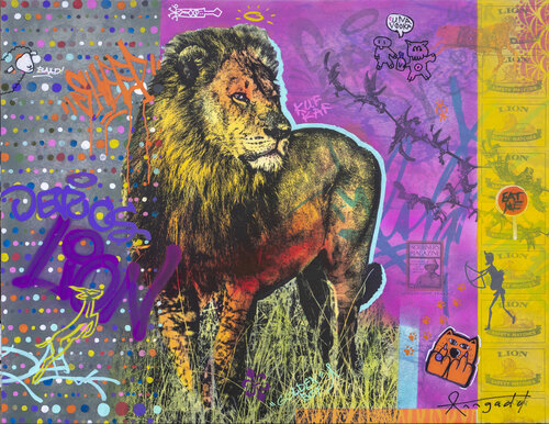 My Golden Boy van Ann Gadd, Schilderij te koop op Singulart