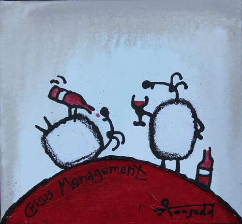 Crisis Management von Ann Gadd, Malerei kaufen auf Singulart