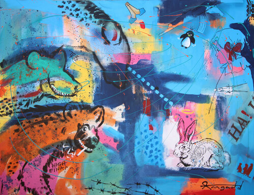 High Eina (Hyena) in Africa Ann Gadd