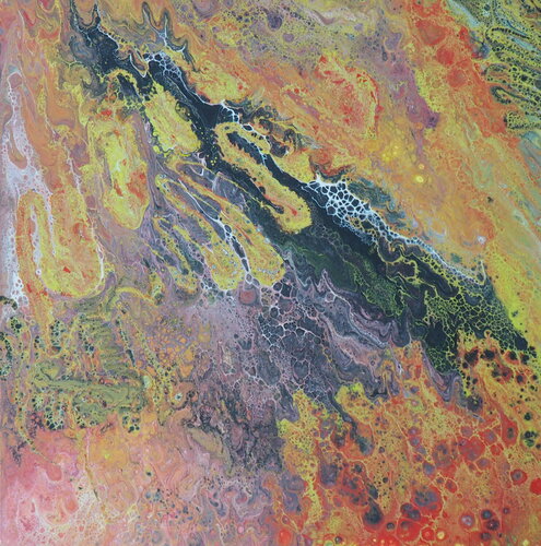 explosión de colores de ARANTXA CAMPOS, Pintura a la venta en Singulart