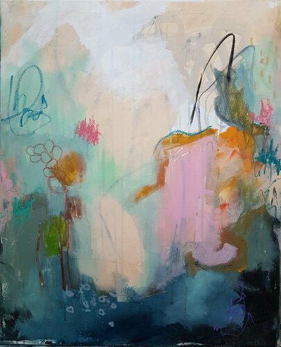 Raconte moi une histoire di Emily Starck, Pittura in vendita su Singulart