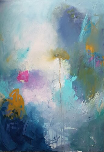 Ciel de printemps by Emily Starck, 油畫 for Sale on Singulart