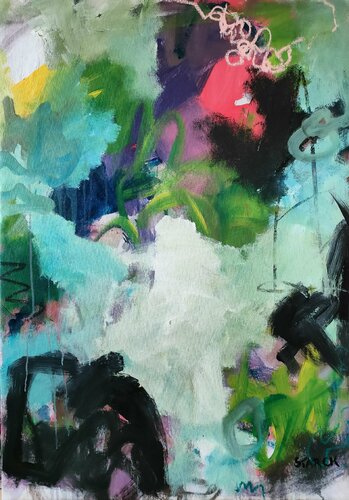 Emotional Reflection di Emily Starck, Pittura in vendita su Singulart