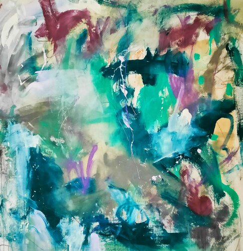 Les Hortensias von Emily Starck, Malerei kaufen auf Singulart