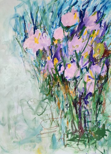The flowers van Emily Starck, Schilderij te koop op Singulart