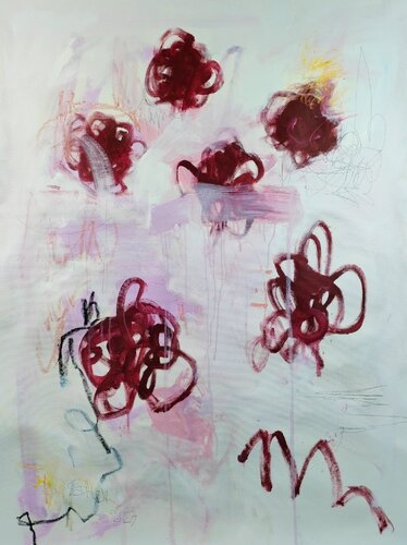 Cy flowers van Emily Starck, Schilderij te koop op Singulart