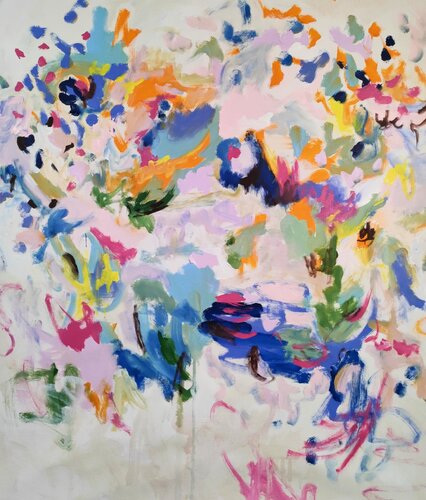 Floral Spring 1 van Emily Starck, Schilderij te koop op Singulart