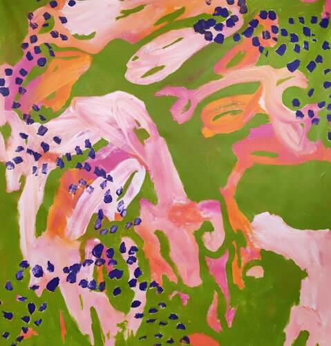 Vagina lines by Emily Starck, 회화 for Sale on Singulart