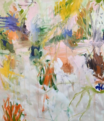 Dreams in the garden van Emily Starck, Schilderij te koop op Singulart