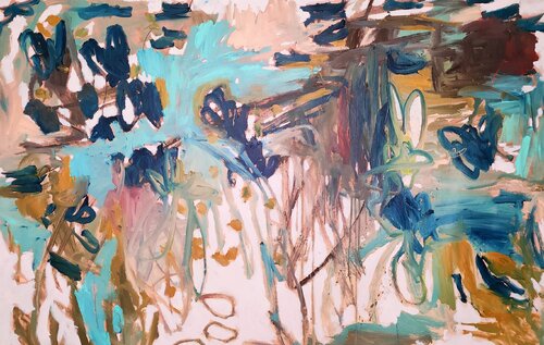 Winter water lilies by Emily Starck, 油畫 for Sale on Singulart