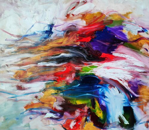 The depths of the soul van Emily Starck, Schilderij te koop op Singulart