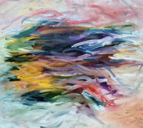 Spring grass van Emily Starck, Schilderij te koop op Singulart