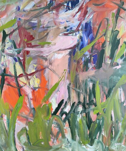 Vegetal Atmosphere by Emily Starck, 油畫 for Sale on Singulart