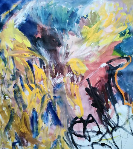 Fall night di Emily Starck, Pittura in vendita su Singulart