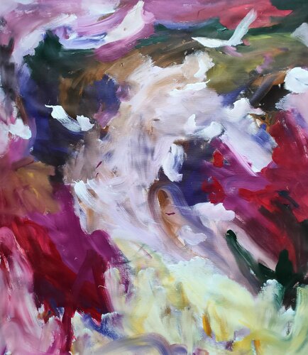 Pourpre di Emily Starck, Pittura in vendita su Singulart