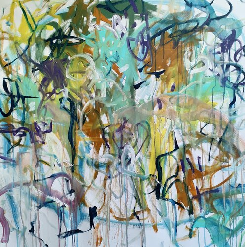 Birds songs by Emily Starck, Painting for Sale on Singulart