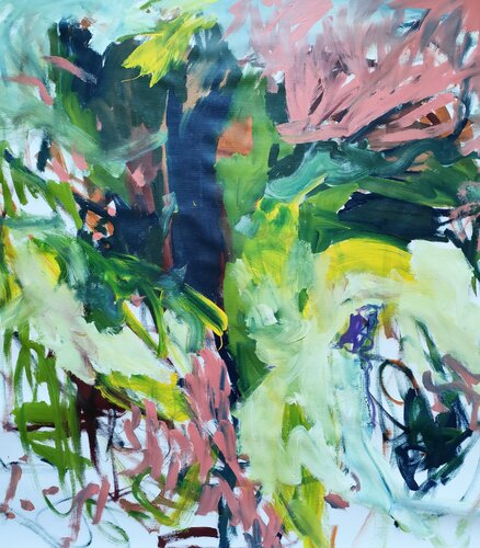 Yellow green di Emily Starck, Pittura in vendita su Singulart