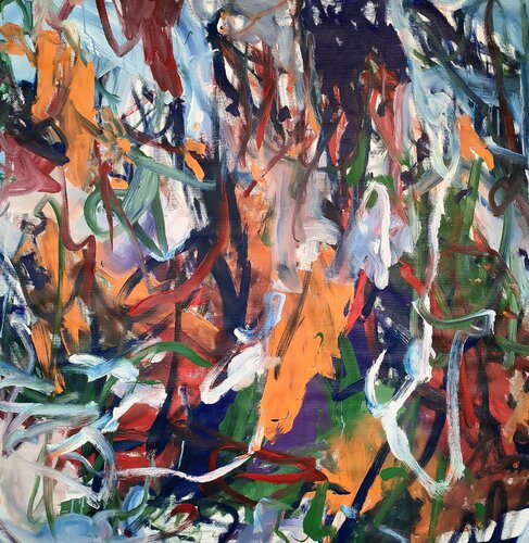 Blue lines 2025 di Emily Starck, Pittura in vendita su Singulart