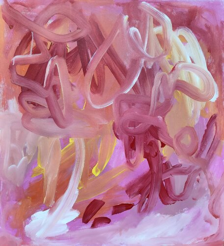 Pink addict by Emily Starck, 회화 for Sale on Singulart
