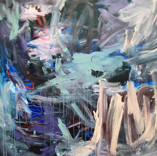 Dark hours van Emily Starck, Schilderij te koop op Singulart