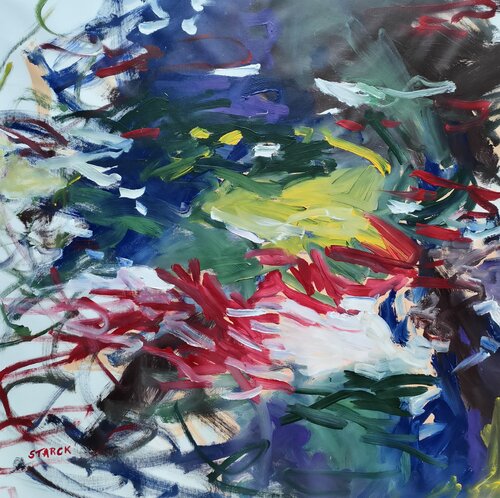 Se laisser porter par la vie van Emily Starck, Schilderij te koop op Singulart