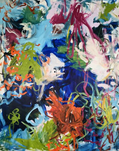 Hot jungle di Emily Starck, Pittura in vendita su Singulart