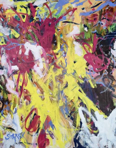 Summer sunflowers de Emily Starck, Pintura a la venta en Singulart