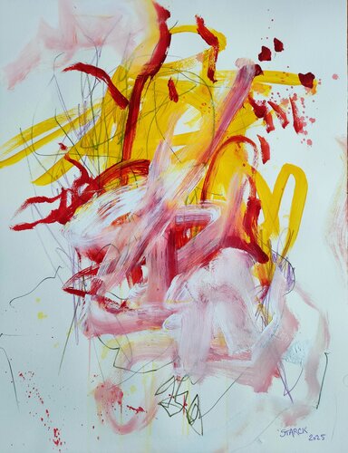 Yellow Paper by Emily Starck, Work on Paper for Sale on Singulart