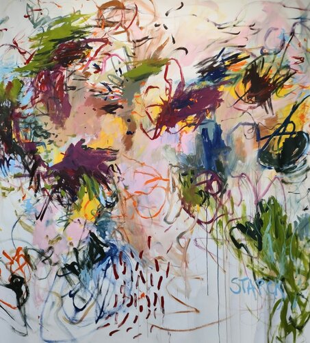 White dreams van Emily Starck, Schilderij te koop op Singulart