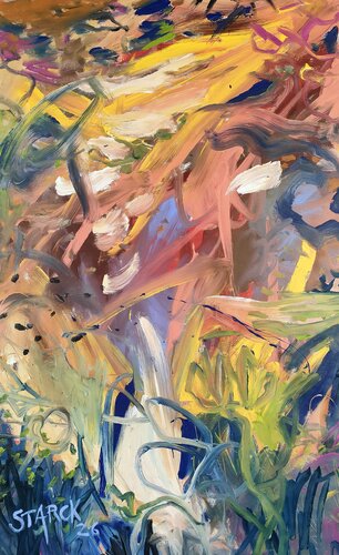 Quiet snow van Emily Starck, Schilderij te koop op Singulart