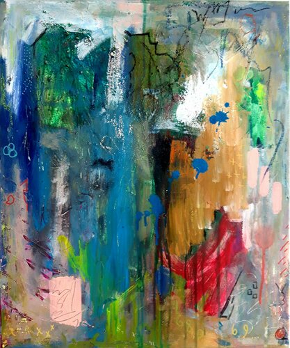 Sans 5 di Emily Starck, Pittura in vendita su Singulart
