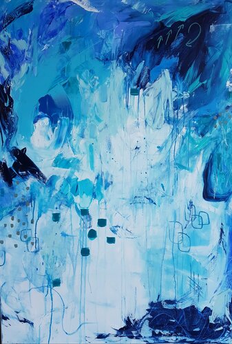 Blue Profundis by Emily Starck, 油畫 for Sale on Singulart